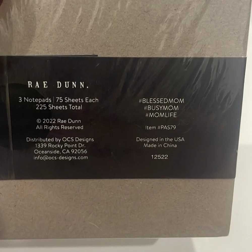 New Rae Dunn Notepad Set #Momlife #Busymom #Blessedmom